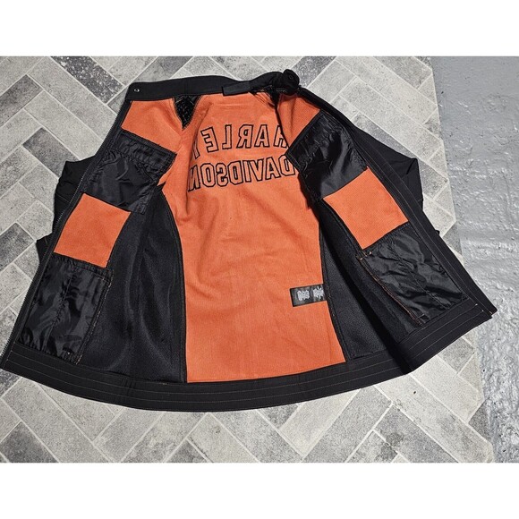 New Harley-Davidson Forever Harley Mesh Jacket Women's Sz MED Black 98402-23VW - Picture 6 of 12